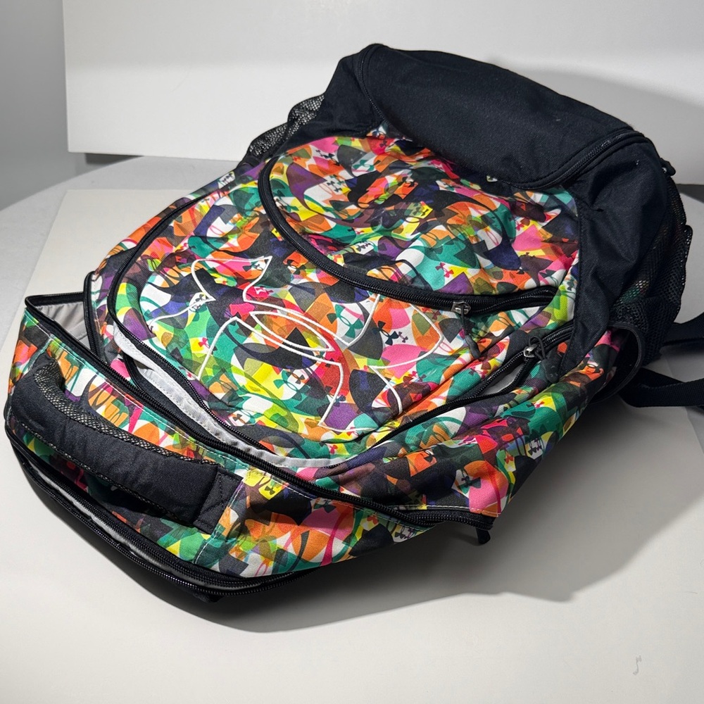 Under Armour Multicolor Geometric Backpack (Pen S… - image 1